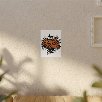 Graffiti Logo Canvas Poster